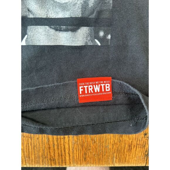 Breezy Excursion Best T Shirt Black Tupac Notorious BIG Mens L Large 90s Rap - Picture 5 of 16